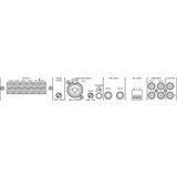 Monacor PA-312, Mešalni ojačevalnik 100V, 120W - - Audio-Kondric | Shoptok.si