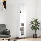  Visoka komoda bijeli 34,5x34x180 cm od konstruiranog drva | shoptok.hr
