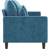  Trosjed od tkanine Plava 180 cm baršunasti | shoptok.hr