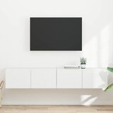 TV zidni ormar Zidne 2 pcs Bijelo 78,5 x 31 x 29,5 cm | shoptok.hr