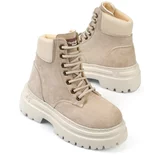 Capone Outfitters Capone Women's Round Toe Boots With Trash Sole and Lace-Up.