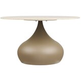 House Nordic Kaki zelena okrogla klubska mizica s stekleno mizno ploščo ø 70 cm Pienza – | Shoptok.si