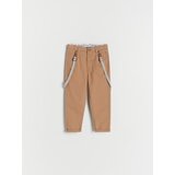 Reserved - Chino hlače s tregerima - zlatnosmeđe | shoptok.hr