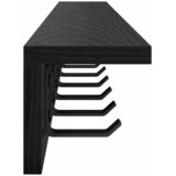  Vješalica za kapute na zidu Crni hrast 100 x 10,5 x 10,5 cm | shoptok.hr