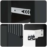  Noćni ormarić za montažu na zid 2 pcs Crna 34 5 x 33 x 20 cm | shoptok.hr