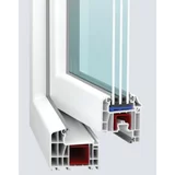  okno solid elements (1200 x 1200 mm, pvc, desna, trojna zasteklitev, brez kljuke)