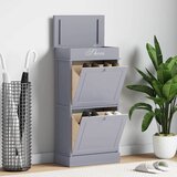 Ormarić za cipele sivi 50 x 28 x 98 cm od drva paulovnije | shoptok.hr