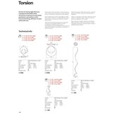  Redo 01-1815 - LED stona lampa TORSION LED/11W/230V bela | Eponuda.com