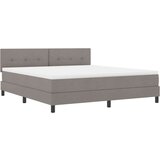 Box Spring postelja z vzmetnico in LED osvetlitvijo, taupe 180x200 cm, blago, (22067116) | Shoptok.si