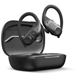 Head Flex Hooks bežične slušalice, baterija 8+32h, glasovni pomoćnik, IPX7, crn | shoptok.hr