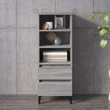 The Living Store Visoka omara Siva sonoma 40x36x110 cm inženirski les - Visoka Omarica, (21435458) Cene