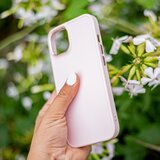 Satin silikonski ovitek za Samsung Galaxy S23 5G - roza | Shoptok.si