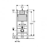 Geberit Duofix Delta Basic set + hrom mat tipka | Eponuda.ba