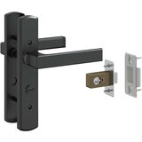  Unutarnja vrata Crna 76 x 201.5 cm Kaljeno staklo aluminij | shoptok.hr