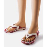 Gemre Red floral textile flip-flops Suoma | shoptok.hr