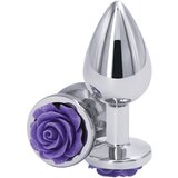 Ns Novelties Rear Assets Rose Buttplug Medium Purple | shoptok.hr