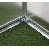 WESTMANN aluminijski staklenik Flora 610 | srebrni | 312x192x201 cm | shoptok.hr