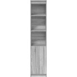  Visoka ploča siva Sonoma 37,5x35x180 cm izrađeno drvo | shoptok.hr
