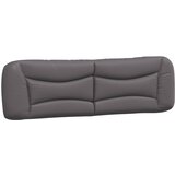 Maison Chic posteljno vzglavje - vzglavna omarica - vzglavna stranica siva 180 cm umetno usnje, (21704130) | Shoptok.si