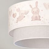  Brilagi-LED Dečiji prislonjeni plafonski luster BOBO 1xE27/10W/230V prečnik 40 cm krem./siva/kraljevsko plava | Eponuda.com