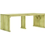 vidaXL Vrtna miza 220x101,5x80 cm impregnirana borovina Cene