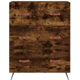  Komoda boja dimljenog hrasta 69,5x34x90 cm konstruirano drvo | shoptok.hr