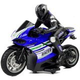 Sportski motocikl 2.4G na daljinsko upravljanje Racer s dometom 35m - plavi | shoptok.hr