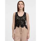 Orsay Black women's crochet top - Women's Cene
