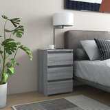 vidaXL Nočna omarica 2 kosa siva sonoma 40x35x62,5 cm konstruiran les Cene