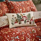 Catherine Lansfield Bombažna okrasna blazina 30x50 cm Embroidery Woodland – | Shoptok.si