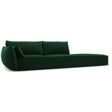 Mazzini Sofas Temno zelena žametna sedežna garnitura levi kot 264 cm Vanda – | Shoptok.si