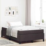Box Postelja z vzmetnico Temno rjava 120 x 190 cm blago, (5000126208) | Shoptok.si