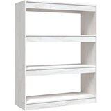 Maison Chic Knjižna omara - Knjižni regal za razdelitev prostora bela 100x30x103 cm, (21725632) | Shoptok.si