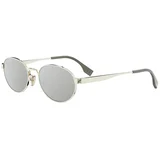 Sky Yellow Round Sunglasses - ONE SIZE (55)