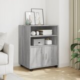 vidaXL Pomični ormarić boja hrasta 60x48x81 cm konstruirano drvo cijene