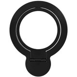 Techsuit MagSafe telefonski prsten (MPR4) - Okrugli oblik- aluminijska legura - crni | shoptok.hr