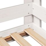 vidaXL Okvir kreveta bez madraca bijeli 90 x 200 cm masivna borovina | shoptok.hr