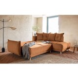 Miuform Ciglasta sklopiva kutna garnitura od samta (s desnim kutom) Lazy Lukka – | shoptok.hr