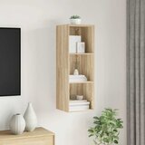  Zidni TV ormarić boja hrasta 37 x 37 x 107 cm konstruirano drvo | Eponuda.com