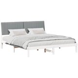  Krevetna konstrukcija s uzglavljem Svijetlo siva 180 x 200 cm | Eponuda.com