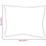 vidaXL Pokrivač s jastucima Dijamantni 3 pcs Bijelo 200 x 200 cm Mikrofibra | shoptok.hr