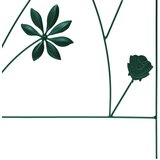  Vrtna Ograda Rešetkasti 3 pcs Zelena 112 x 40 cm Čelik | shoptok.hr