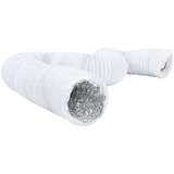 vidaXL Prezračevalni kanal aluminij in PVC 6 m Ø20 cm | Shoptok.si
