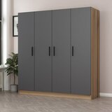 Hanah home kale - 7508 anthracite wardrobe | ePonuda.com