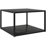  Stolić za kavu crni 60 x 60 x 35 cm od kaljenog stakla Cijene