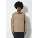 Baracuta Jakna Shirt Jacket Br Cloth za muškarce, boja: bež, za prijelazno razdoblje, BRCPS1044