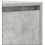  Kreveta Betonski sivi 120 x 41 x 75 cm Konstruirano drvo | shoptok.hr