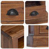 Ormarić za pohranu Smeđa 60 x 30 x 60 cm Čvrsto teak drvo | shoptok.hr