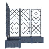  Vrtna saksija 5 pcs Sivi 120 x 120 x 125,5 cm Plastika | Shoptok.si