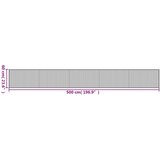  Tepih pravokutni crni 60 x 500 cm od bambusa | shoptok.hr